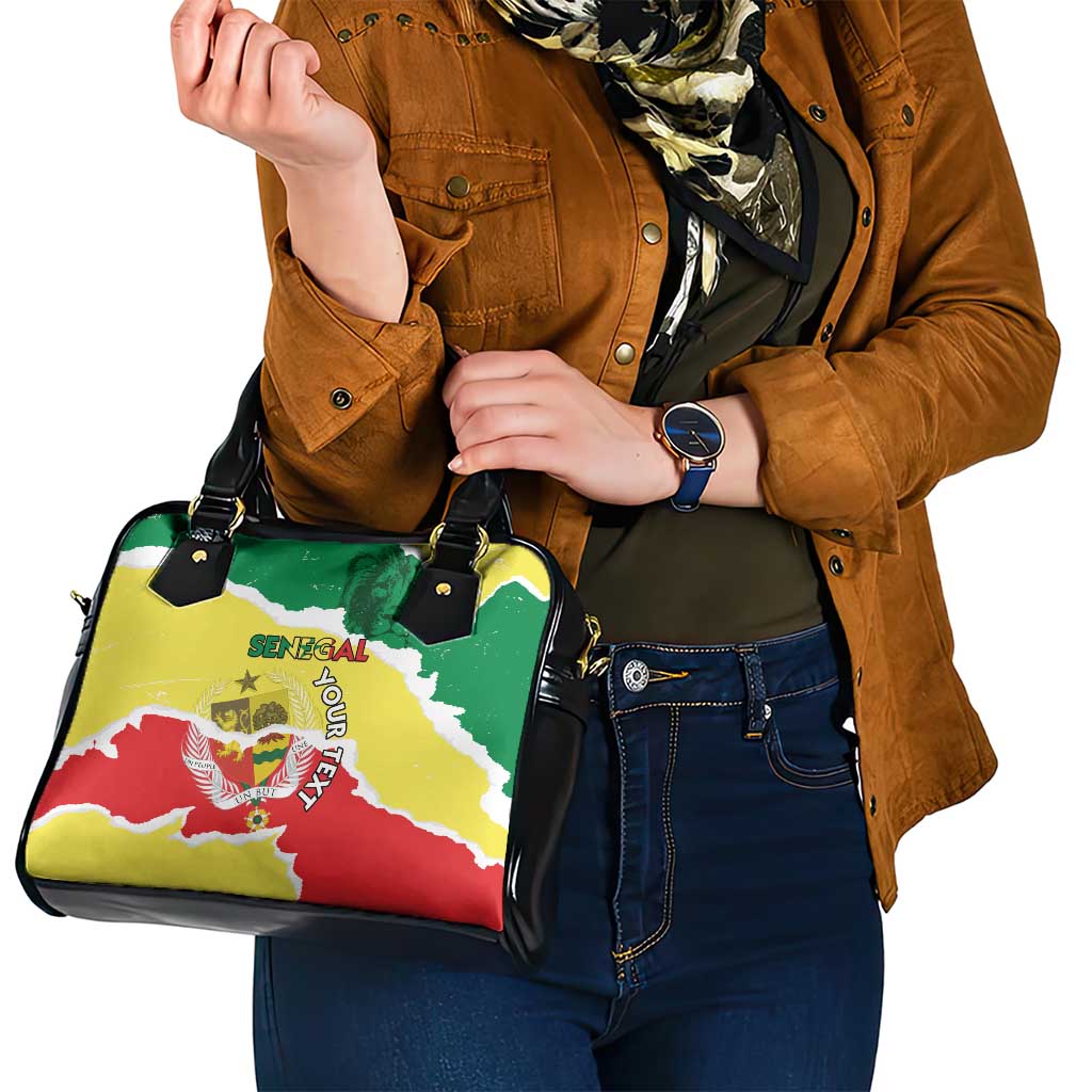 Custom Senegal Beach Soccer 2025 Shoulder Handbag Allez Lions de la Teranga