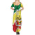 Custom Senegal Beach Soccer 2025 Summer Maxi Dress Allez Lions de la Teranga