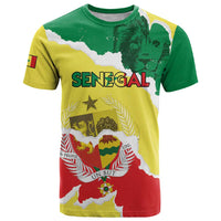 Custom Senegal Beach Soccer 2025 T Shirt Allez Lions de la Teranga