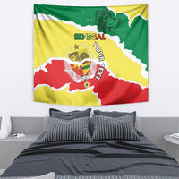 Custom Senegal Beach Soccer 2025 Tapestry Allez Lions de la Teranga