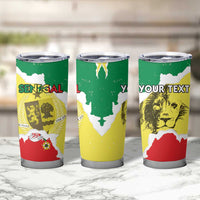 Custom Senegal Beach Soccer 2025 Tumbler Cup Allez Lions de la Teranga