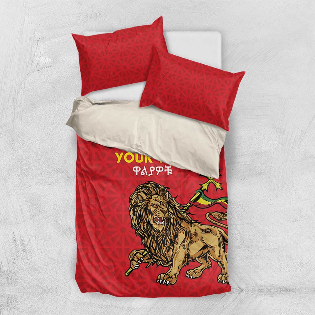 Custom Ethiopia Football Bedding Set Come On Walia Ibex