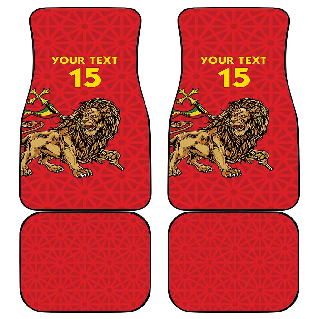 Custom Ethiopia Football Car Mats Come On Walia Ibex