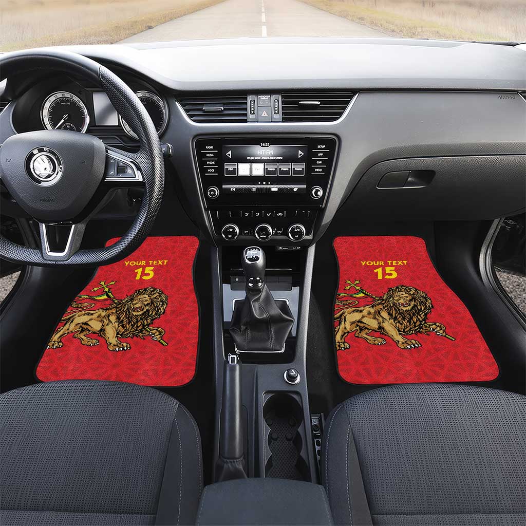 Custom Ethiopia Football Car Mats Come On Walia Ibex