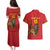 Custom Ethiopia Football Couples Matching Puletasi and Hawaiian Shirt Come On Walia Ibex
