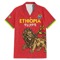 Custom Ethiopia Football Family Matching Mermaid Dress and Hawaiian Shirt Come On Walia Ibex
