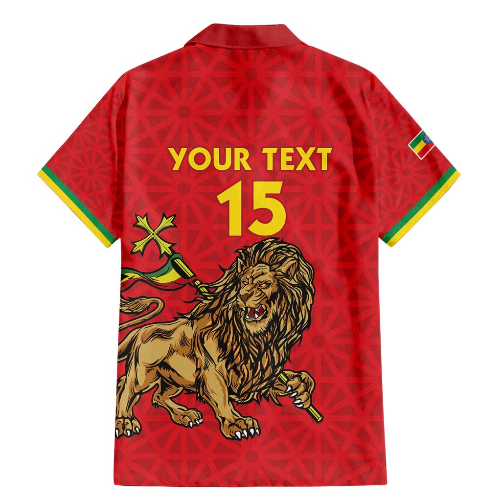 Custom Ethiopia Football Family Matching Mermaid Dress and Hawaiian Shirt Come On Walia Ibex