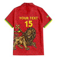 Custom Ethiopia Football Family Matching Mermaid Dress and Hawaiian Shirt Come On Walia Ibex