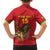 Custom Ethiopia Football Family Matching Off The Shoulder Long Sleeve Dress and Hawaiian Shirt Come On Walia Ibex