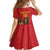 Custom Ethiopia Football Family Matching Off The Shoulder Long Sleeve Dress and Hawaiian Shirt Come On Walia Ibex