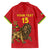Custom Ethiopia Football Family Matching Off The Shoulder Long Sleeve Dress and Hawaiian Shirt Come On Walia Ibex
