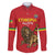 Custom Ethiopia Football Family Matching Off The Shoulder Long Sleeve Dress and Hawaiian Shirt Come On Walia Ibex