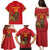 Custom Ethiopia Football Family Matching Puletasi and Hawaiian Shirt Come On Walia Ibex