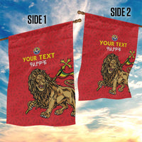 Custom Ethiopia Football Garden Flag Come On Walia Ibex