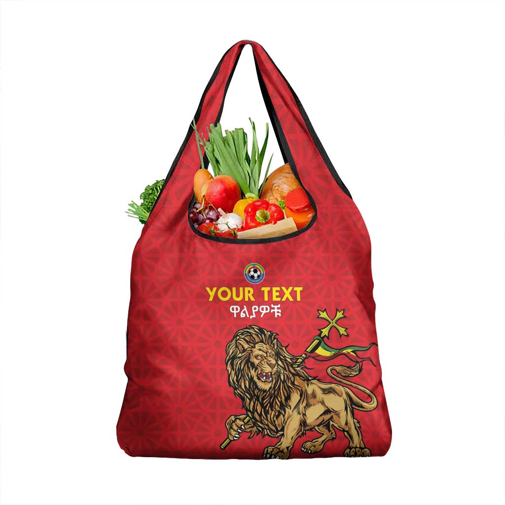 Custom Ethiopia Football Grocery Bag Come On Walia Ibex