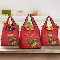 Custom Ethiopia Football Grocery Bag Come On Walia Ibex