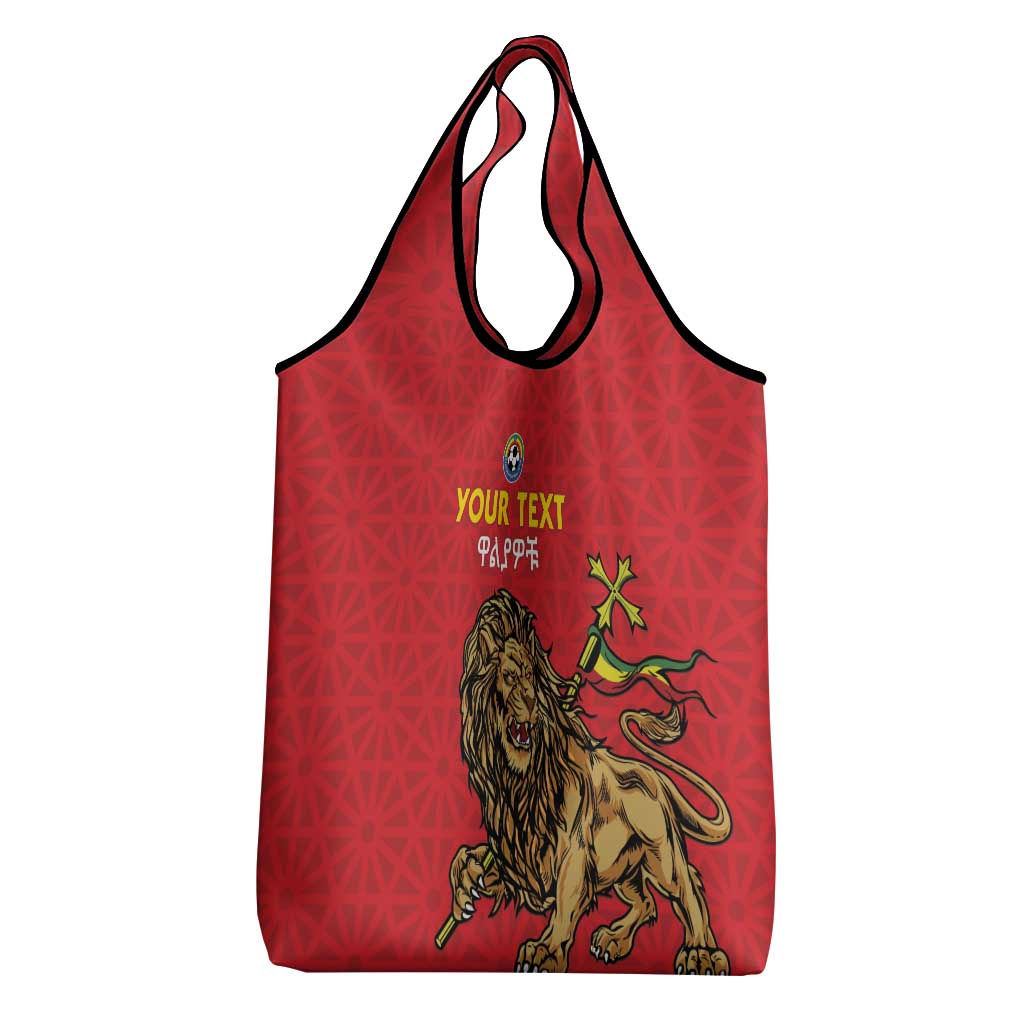 Custom Ethiopia Football Grocery Bag Come On Walia Ibex