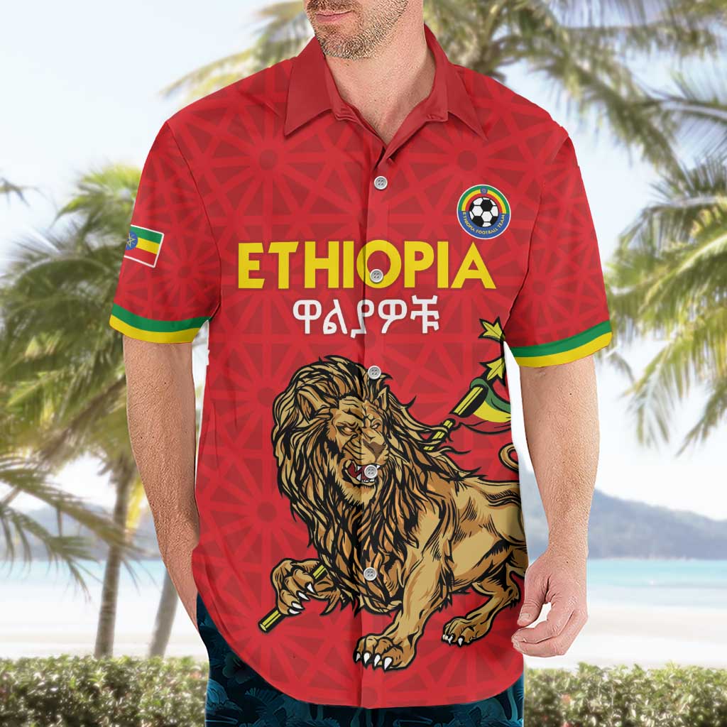Custom Ethiopia Football Hawaiian Shirt Come On Walia Ibex