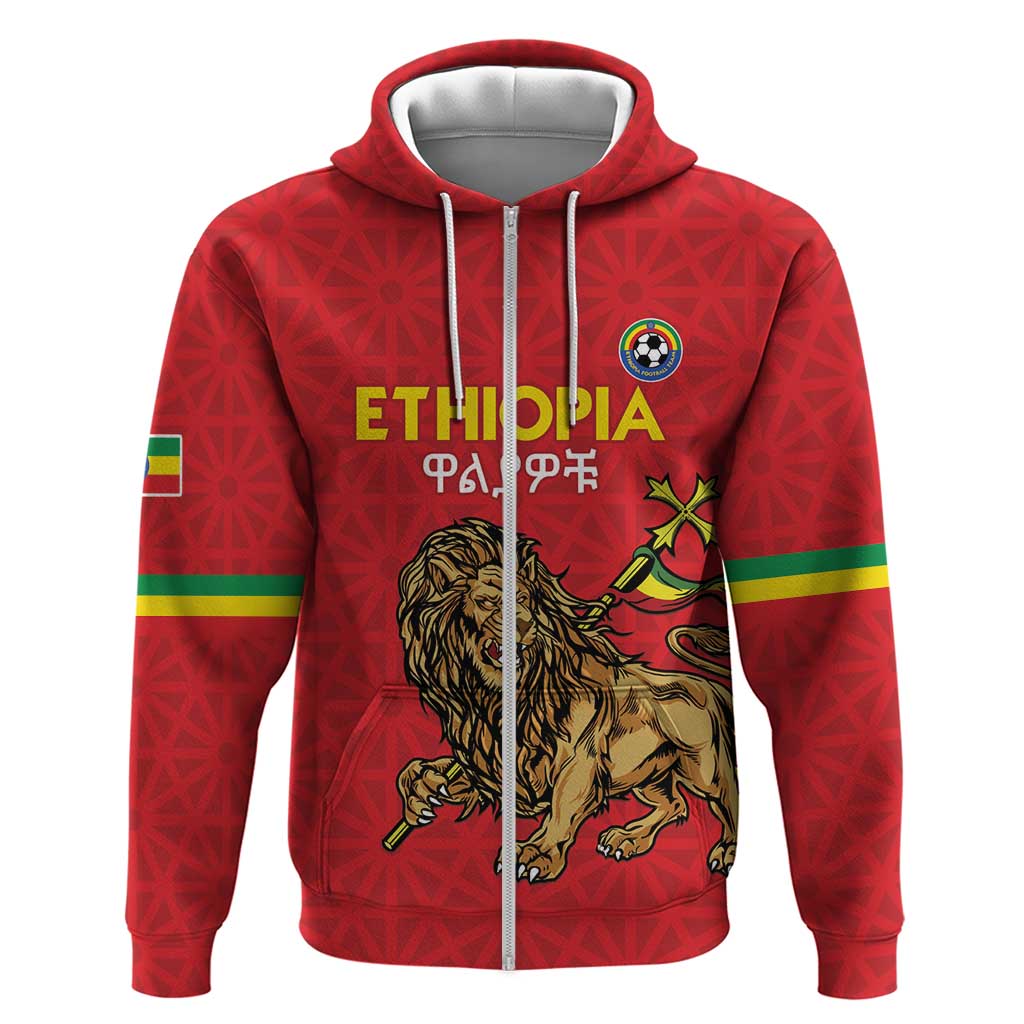 Custom Ethiopia Football Hoodie Come On Walia Ibex