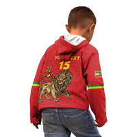 Custom Ethiopia Football Kid Hoodie Come On Walia Ibex