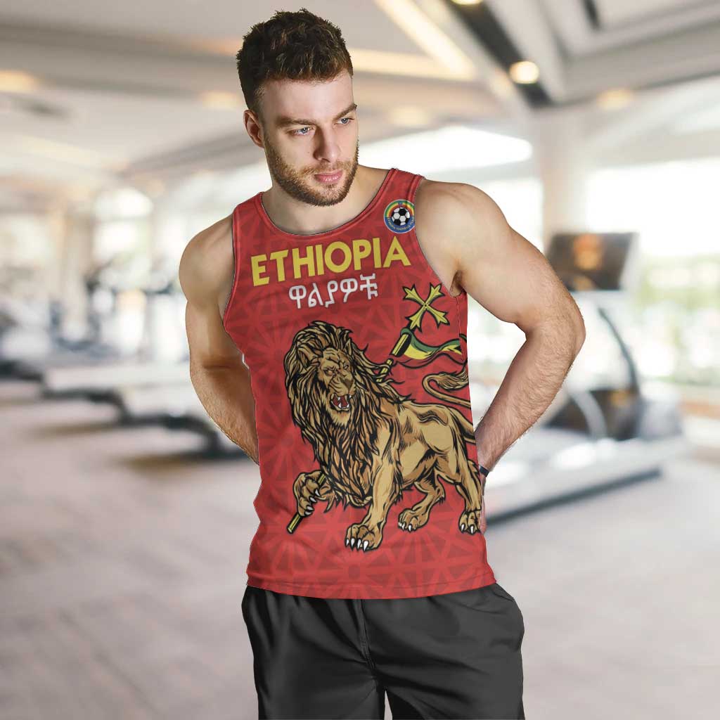 Custom Ethiopia Football Men Tank Top Come On Walia Ibex