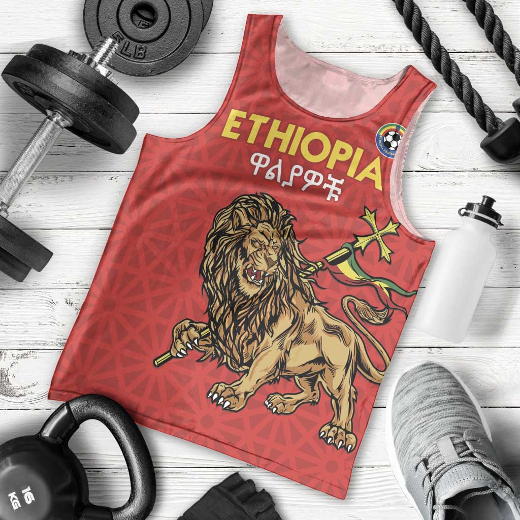 Custom Ethiopia Football Men Tank Top Come On Walia Ibex