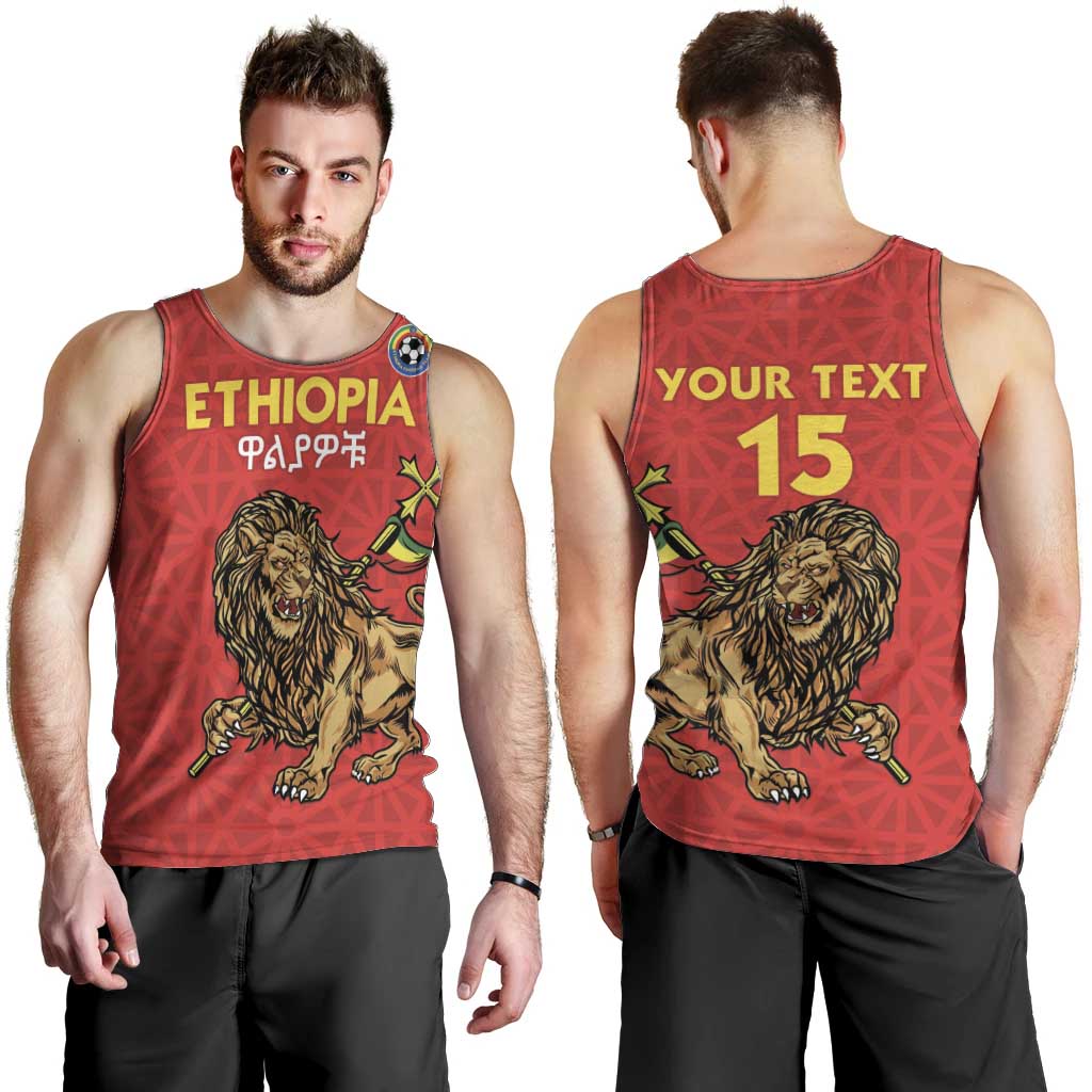 Custom Ethiopia Football Men Tank Top Come On Walia Ibex