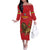 Custom Ethiopia Football Off The Shoulder Long Sleeve Dress Come On Walia Ibex