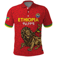 Custom Ethiopia Football Polo Shirt Come On Walia Ibex