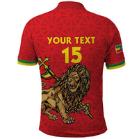 Custom Ethiopia Football Polo Shirt Come On Walia Ibex