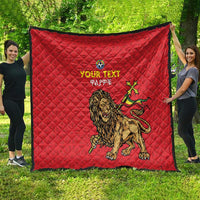 Custom Ethiopia Football Quilt Come On Walia Ibex