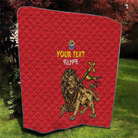Custom Ethiopia Football Quilt Come On Walia Ibex