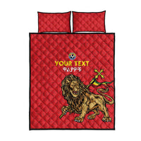 Custom Ethiopia Football Quilt Bed Set Come On Walia Ibex