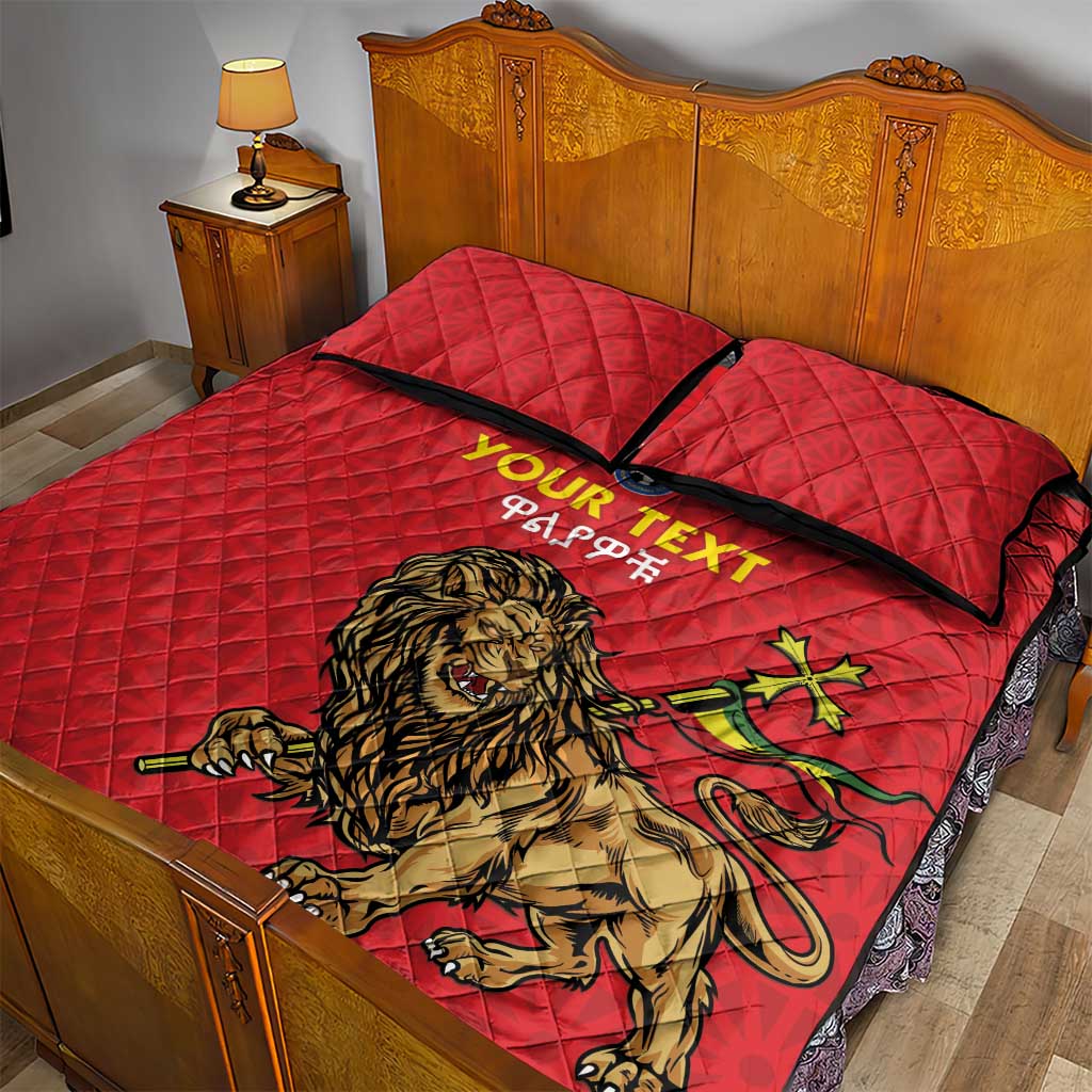 Custom Ethiopia Football Quilt Bed Set Come On Walia Ibex