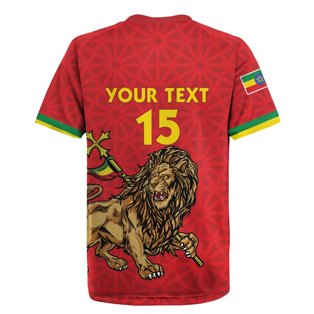 Custom Ethiopia Football Rugby Jersey Come On Walia Ibex
