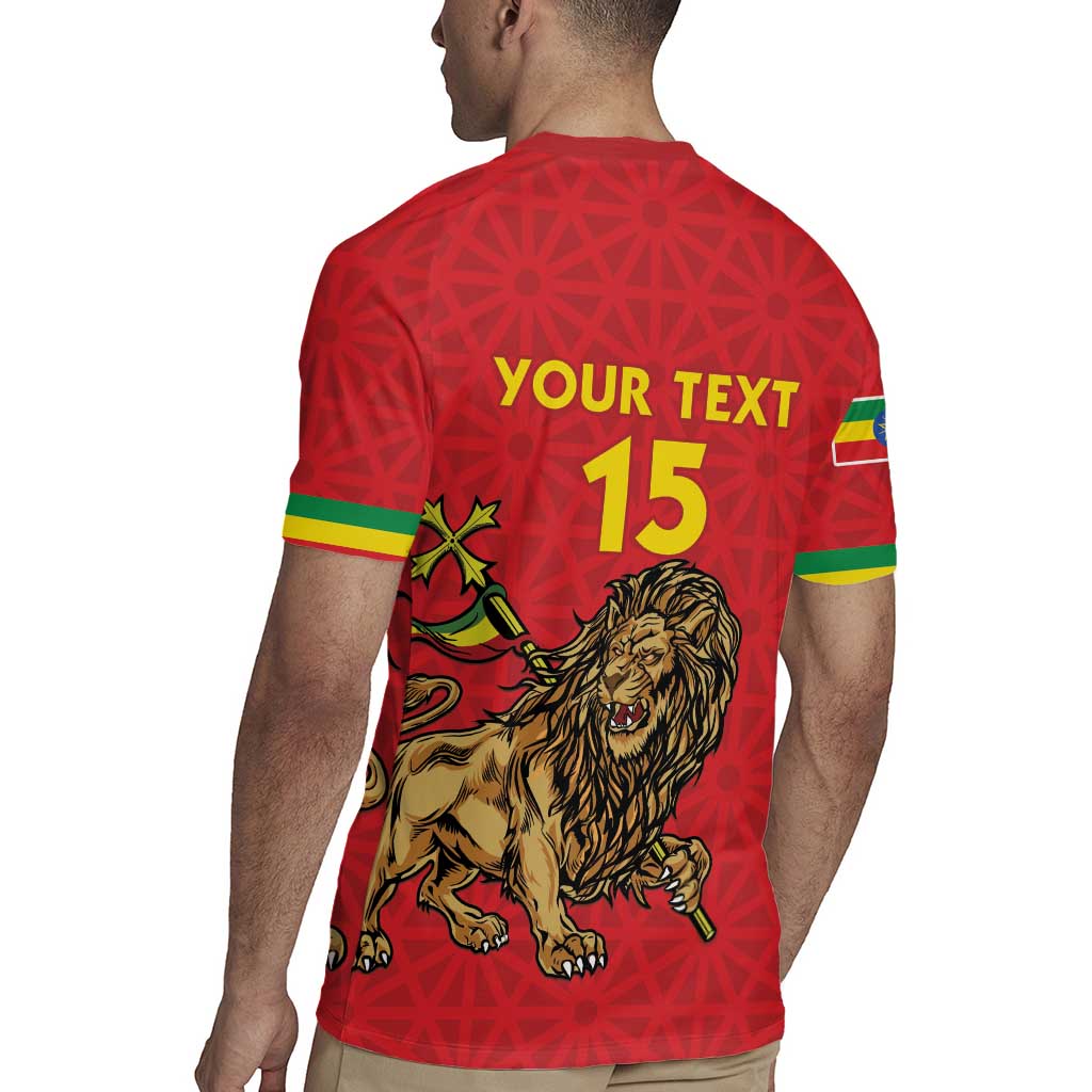 Custom Ethiopia Football Rugby Jersey Come On Walia Ibex
