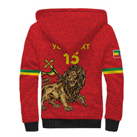 Custom Ethiopia Football Sherpa Hoodie Come On Walia Ibex