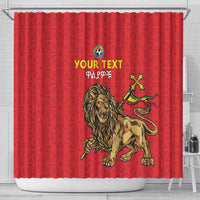Custom Ethiopia Football Shower Curtain Come On Walia Ibex