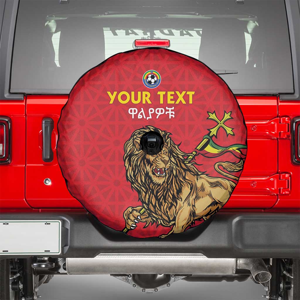 Custom Ethiopia Football Spare Tire Cover Come On Walia Ibex