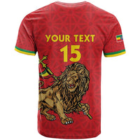 Custom Ethiopia Football T Shirt Come On Walia Ibex