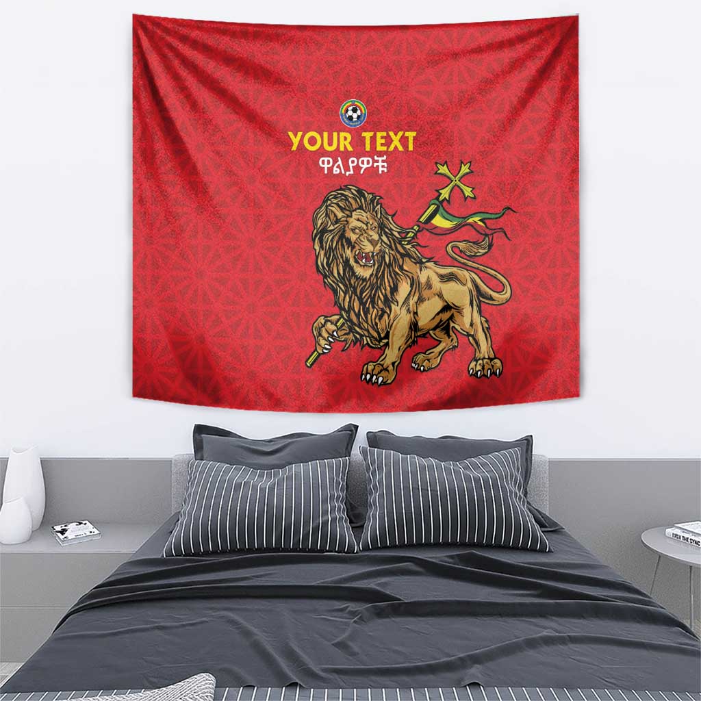 Custom Ethiopia Football Tapestry Come On Walia Ibex