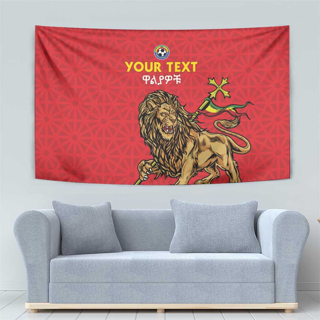 Custom Ethiopia Football Tapestry Come On Walia Ibex