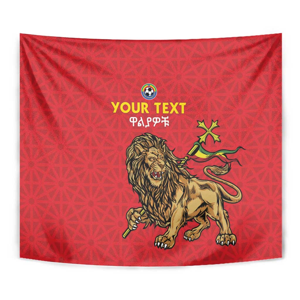 Custom Ethiopia Football Tapestry Come On Walia Ibex