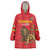 Custom Ethiopia Football Wearable Blanket Hoodie Come On Walia Ibex