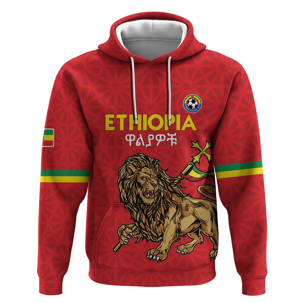 Custom Ethiopia Football Zip Hoodie Come On Walia Ibex