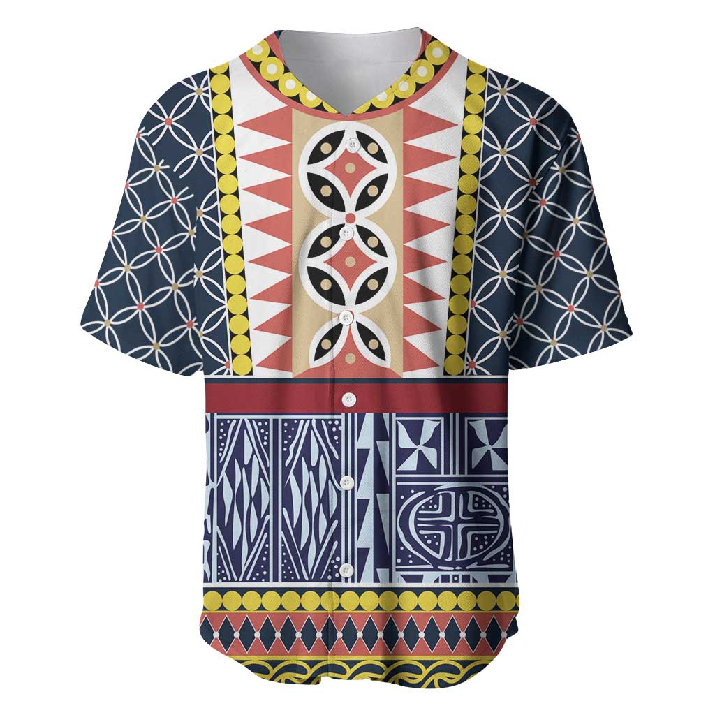 Toghu Bamenda Baseball Jersey Cameroon North West Traditional Pattern