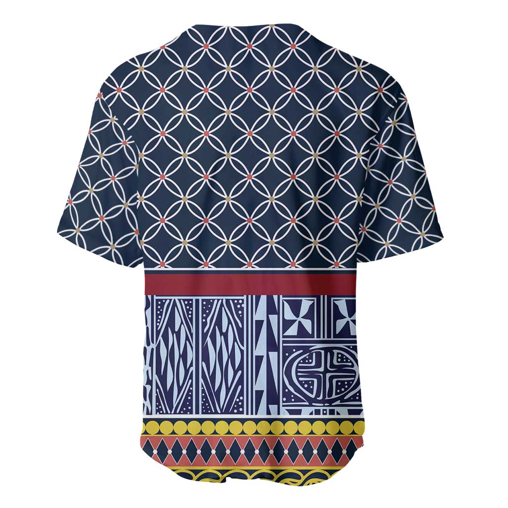 Toghu Bamenda Baseball Jersey Cameroon North West Traditional Pattern