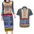 Toghu Bamenda Couples Matching Long Sleeve Bodycon Dress and Hawaiian Shirt Cameroon North West Traditional Pattern