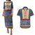 Toghu Bamenda Couples Matching Puletasi and Hawaiian Shirt Cameroon North West Traditional Pattern