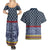 Toghu Bamenda Couples Matching Summer Maxi Dress and Hawaiian Shirt Cameroon North West Traditional Pattern
